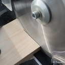 Un sapin de Noël en bois