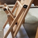 Desserte pliante pour accordéon