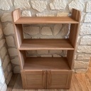 Bibliothèque enfant en chêne massif