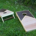 Un jeu de corn hole
