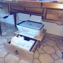 Petit meuble d’imprimante