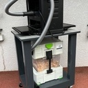 Table à roulettes / desserte pour raboteuse