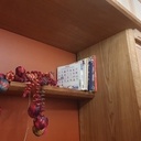 Grand meuble aux portes coulissantes style shoji pour chambre d'enfants