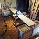 Chariots d'atelier pour découpe à la scie plongeante