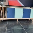 Duo de meubles (pour tv et platine vinyle)