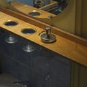 Tablette de salle de bain