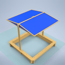 Bac à sable couvert