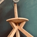 Tablettes de nuits façon charpente