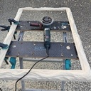 Cadre pour toile effet organique