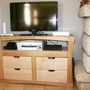 Meuble tv érable et chêne