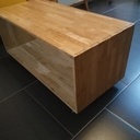 Table basse chêne queues d'arronde