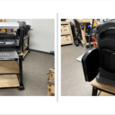 Raboteuse Shinko DH330 (2024) + chariot mobile et châssis HBM — plaquettes carbure réversibles