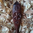 9ème cuillère de 2023 : Cuillère en pommier cuite au four.