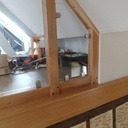 Balustrade bois et verre