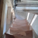 Escalier à Pas Japonais  2017,  Pin Douglas