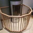 Barrière de protection d’un poêle pour petits enfants