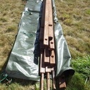 Un barnum de chantier ou un stand