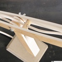 ´Latt’ - Luminaire en lattes de sommiers