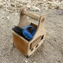 Caisse de rangement de brosses pour chevaux