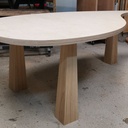 Bureau en forme de goutte d'eau - gestion placage et arêtier