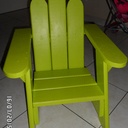 Première chaise enfant en palette