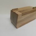 Boite à bijoux (ou autres...),  2016,  pommier et chêne