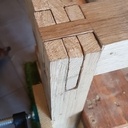 Pieds de tables en chêne