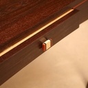 Bureau en wenge massif, sycomore et padouk