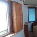 Meuble habillage mur courbe