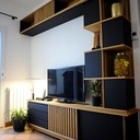 Meuble TV à claire-voie