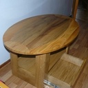 Table de salon "rugbyman"