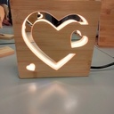 Lampe coeurs