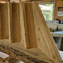 Escalier aspect brut