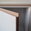 Meuble TV et banquette. Aménagement salon.