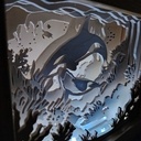 Light box animaux marins.
