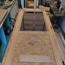 Porte abri de jardin