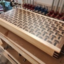 Billot façon 3D avec queues d'arondes