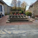 Terrasse coulissante piscine