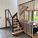 Escalier 1/4 tournant