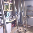 Presse a panneau pliante