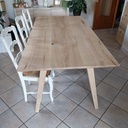 Table séjour avec rallonges