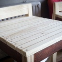 Tabourets haut en frêne