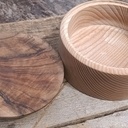 Boite en frêne et noyer