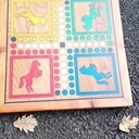 Petits chevaux chene orme et époxy