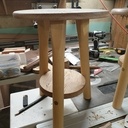 Paire de tabourets pour le coin du feu