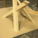 Pièce de décoration cintré