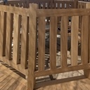 Banc octogonal autour d'un cerisier