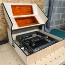 Caisson pour graveuse-découpeuse laser