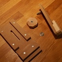 Butée de positionnement de rail de scie plongeante