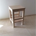 Table de nuit tabouret